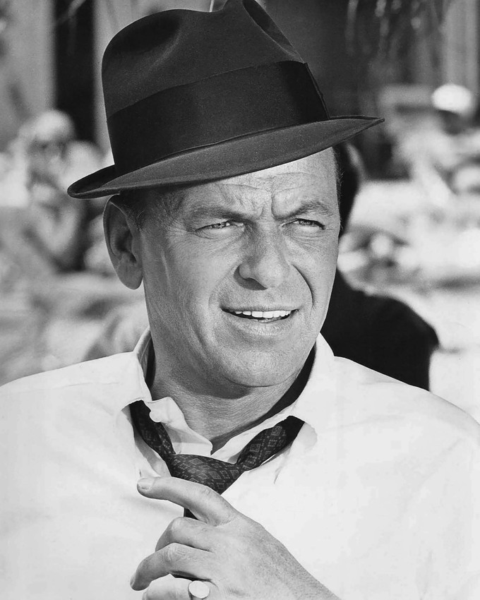 Frank Sinatra in Tony Rome iconic portrait in hat 8x10 Photo - Photographs