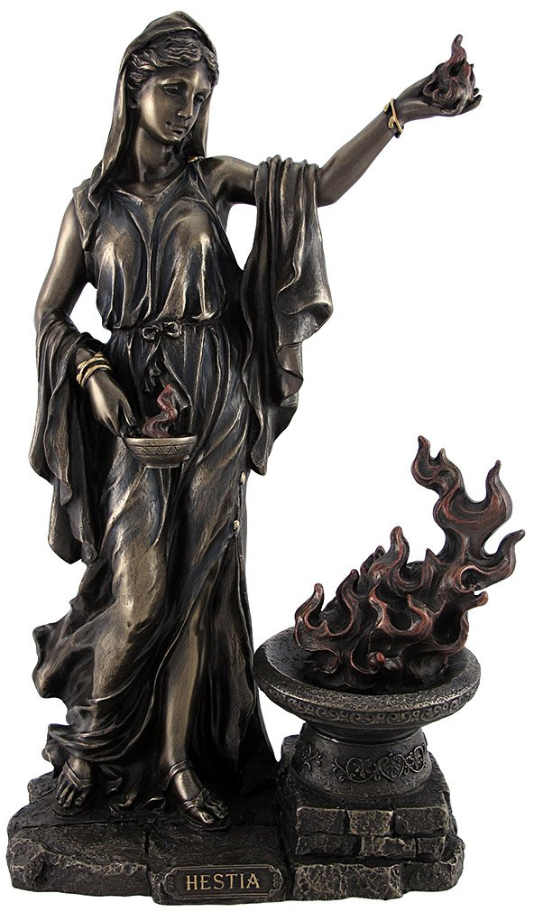 Veronese Design Greek Goddess Hestia Bronzed Statue Roman Vesta - Art ...