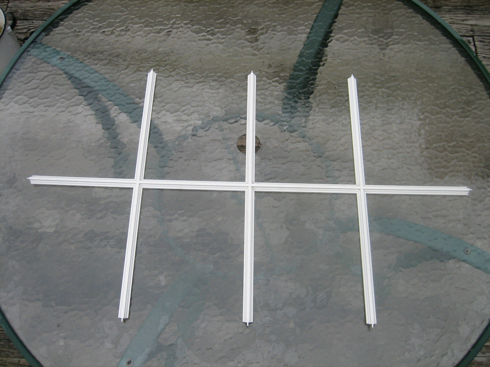 2 Andersen window plastic vinyl 3442 white Colonial Style Grille Grid