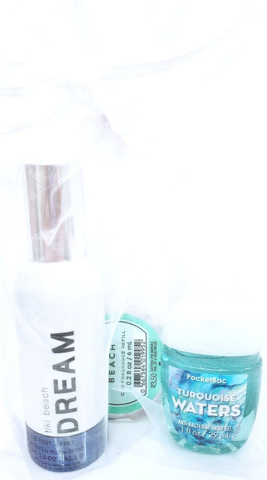 Bath and Body Works Turquoise Waters Room Spray, Scentportable & PocketBac Air Fresheners