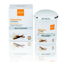 VLCC Liquorice Cold Cream to Protects &amp; Moisturises Skin 50gm/1.76oz (Pack - $7.51