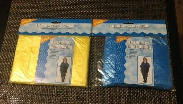 Primary image for Emergency Rain Ponchos 2-Pack