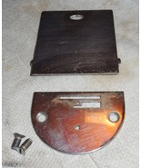 Singer 15-91 Throat Plate #125319 w/Screws &amp; Slide Plate #125336 Used Works - $22.50
