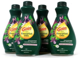 4 Gain 58 Oz With Essential Oils Lavender & Calm Chamomile 58 Loads Detergent