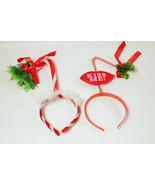 Christmas Novelty Headbands Mistletoe Fun Lips or Candy Cane Regent Prod... - $5.79