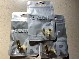 Lot of 6 Gold Plated RG-59 Crimp-On F-Connectors, Radio Shack 2780224 (3... - $11.99