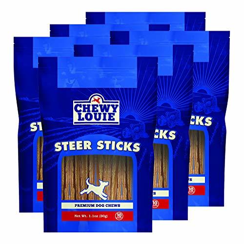 Primary image for CHEWY LOUIE 5" 10 Count 6pk Steer Sticks - 100% Beef Treat, No Artificial Preser