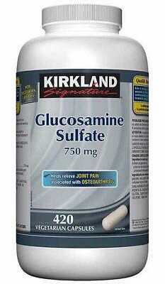Kirkland Glucosamine Sulfate 2 x 420 capsules Canadian