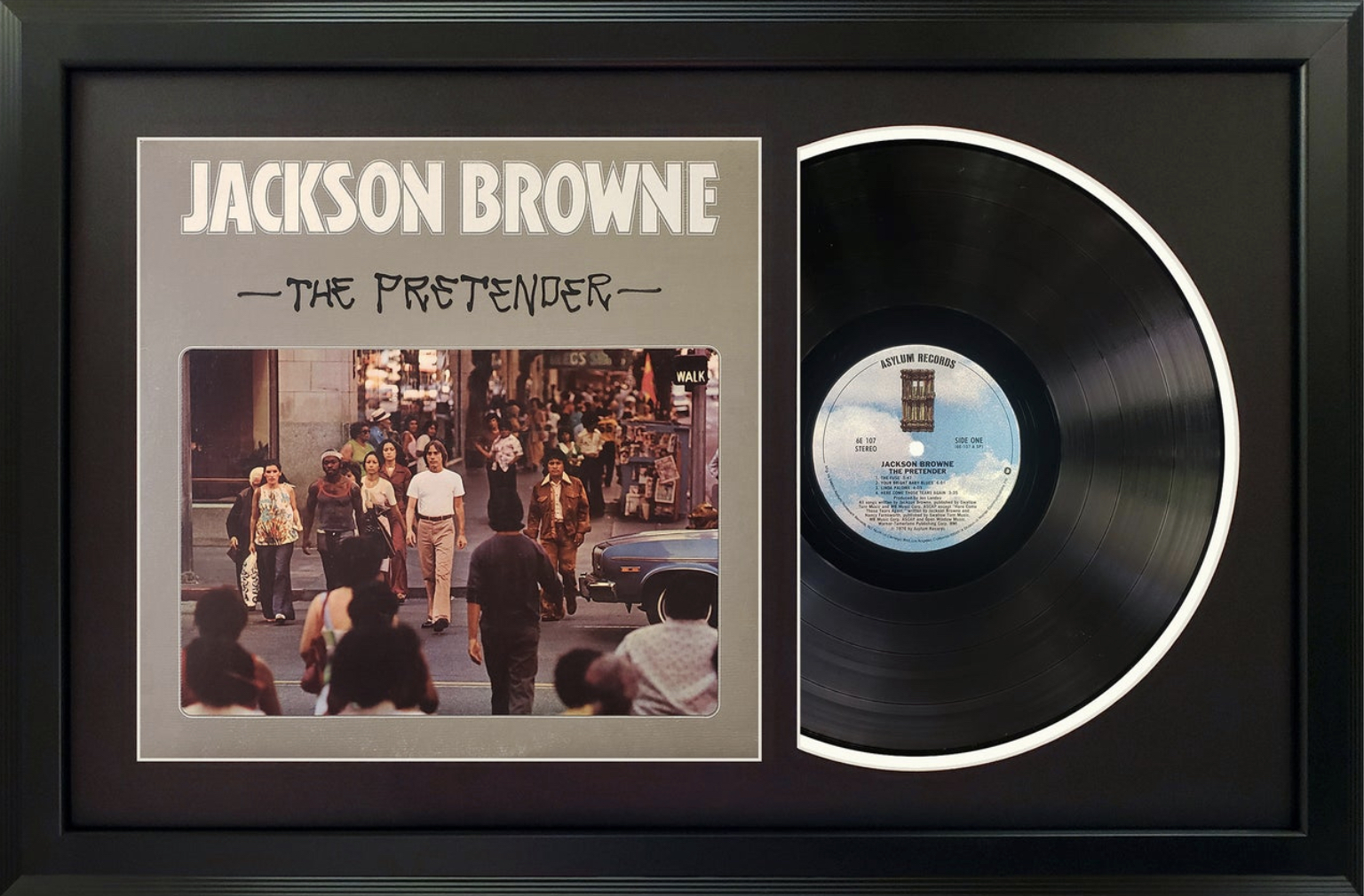 "The Pretender" by Jackson Browne w/ Original Album Cover17.5x26.5