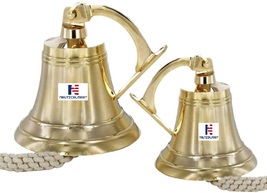Brass Maritime Ship Bell Duty Watch Nautical Bells 6 Inches image 1