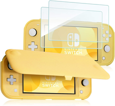 Nintendo Switch Lite Flip Case Cover Thin Slim Tempered Glass Screen Protector - $30.81+