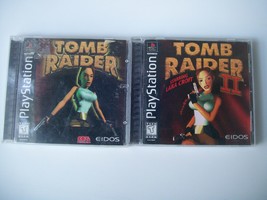 Tomb Raider Sony Playstation PS1 1 and 2 II Eidos - $29.95