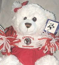 Steven Smith Stuffed Animals INC PA7563RC Shattuck Indians Cheerleader Bear image 2