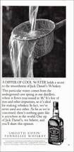 Jack Daniels Distillery Ad 1984 Underground Cave Spring Water Smooth Whiskey - $15.99