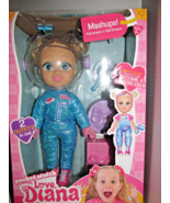 Love, Diana Doll Mashups! Astronaut &amp; Hairdresser 13&quot; Pocket.Watch - $39.55