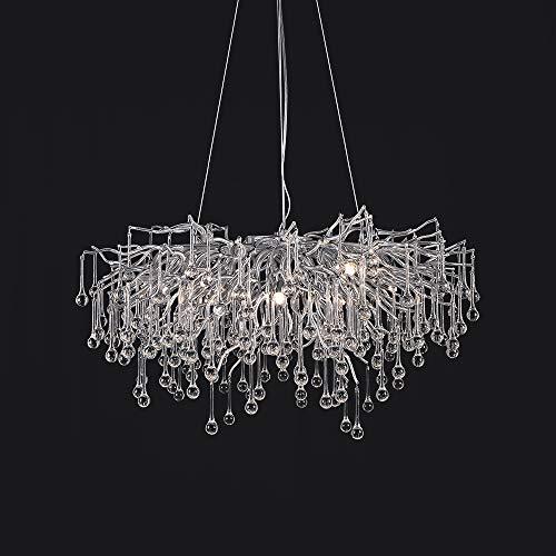 ANTILISHA Raindrop Chandelier Modern Crystal Chandelier Lighting ...