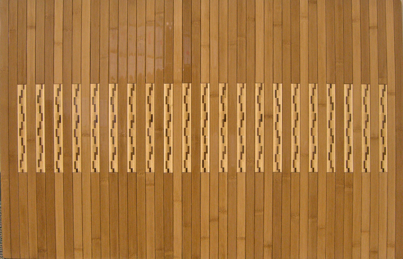 Bamboo Rug Kitchen/Bath Mat 24" x 36" High Quality Glossy Finish Anji