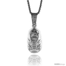 Sterling Silver Small Tennis Shoe Pendant, Made in Italy. 9/16 in. (14 mm)  - $14.36