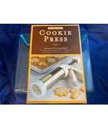 Williams Sonoma Cookie &amp; Pastry PRESS With 18 Unique Shaped Disks New In... - $19.79