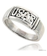 Size 11.5 - Sterling Silver United States Air Force USAF Ring 3/8 in  - $43.21