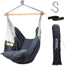 Hammock Chair Hanging Swing | Indoor and Outdoor Use | Large Swinging Se... - $71.99