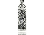 Sterling silver mezuzah pendant w heart cut outs 1 in 25 mm tall thumb155 crop