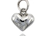 Sterling silver hand engraved tiny 3 8 puffed heart 18 box chain style tp117 thumb155 crop