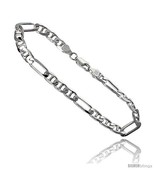 Length 20 - Sterling Silver Italian Figarucci Chain Necklaces &amp; Bracelet... - $124.86