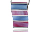 R slider shell pendant w pink blue mother of pearl inlay 1 26 mm tall18 thin snake thumb155 crop