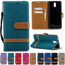 For Nokia 1 2.1 3.1 5.1 2018 Magnetic Flip Leather CANVAS Wallet Card Case Cover - $57.50