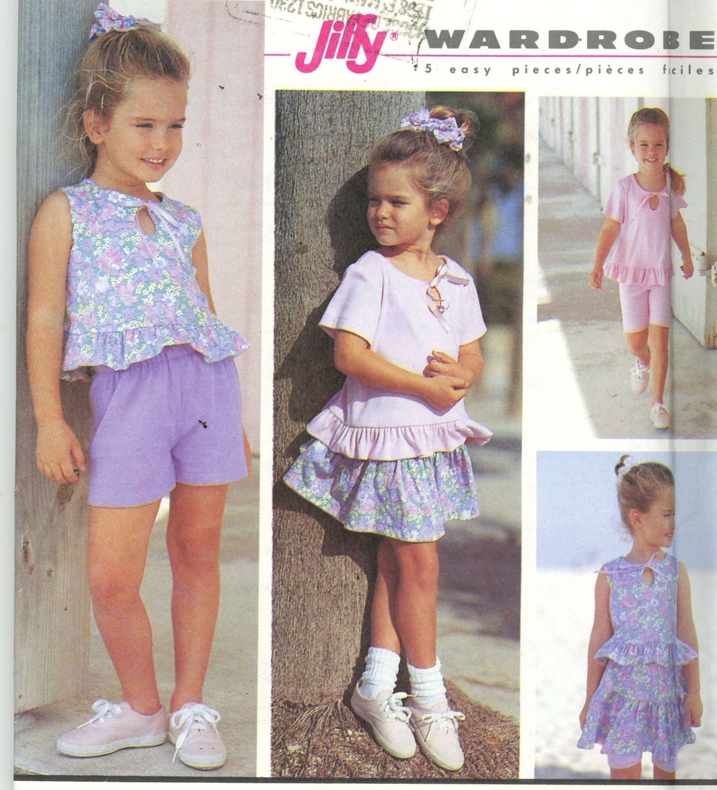 Sewing Pattern Simplicity 7850 Girls' Shirt Skirt and Shorts Size 5-6x ...