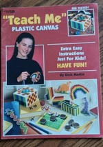 Leisure Arts Teach Me Plastic Canvas Leaflet Beginner Instructions 9 Pro... - $5.40