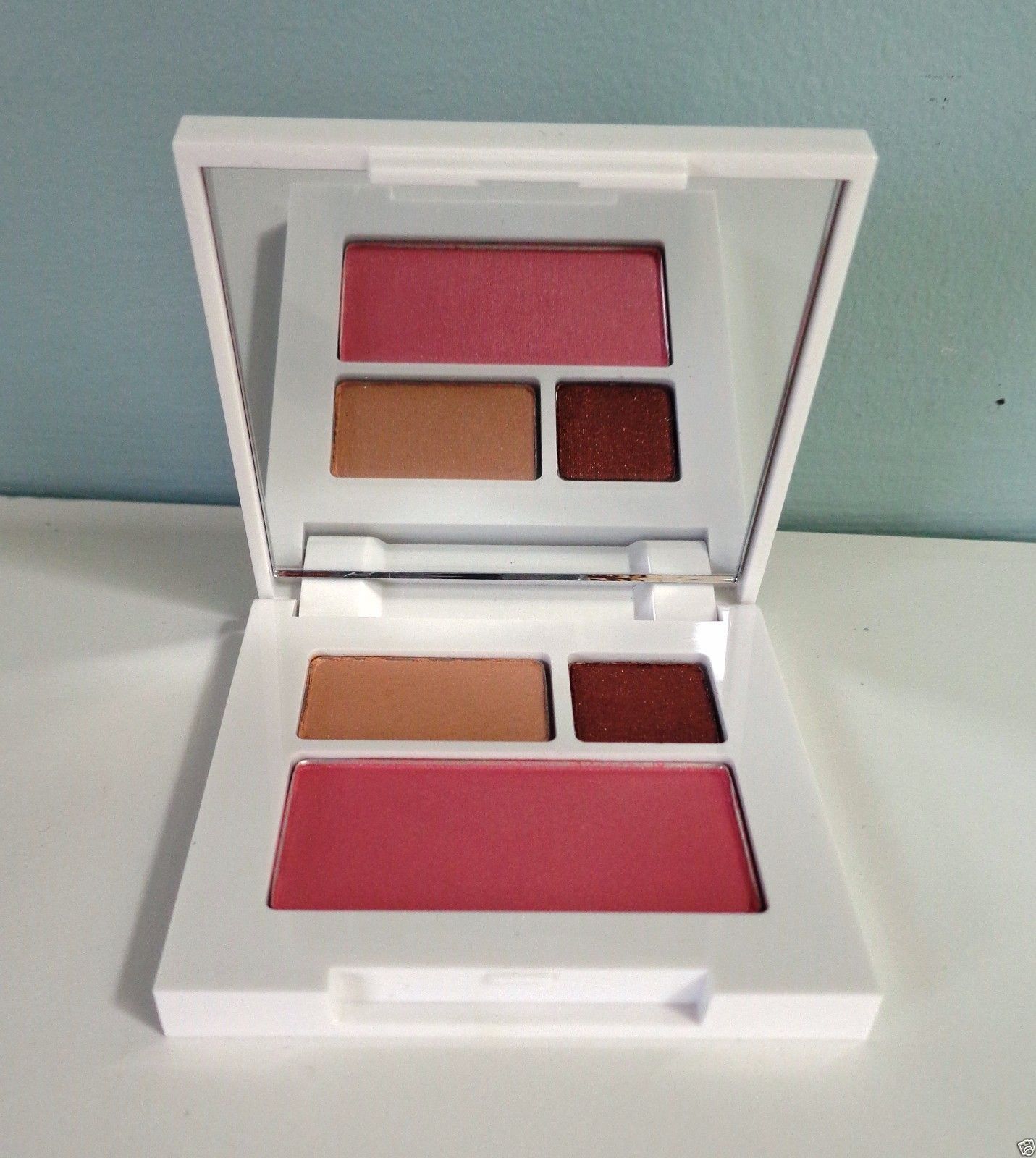 Clinique All About Shadow Duo 01 Like Mink Blushing Blush Powder & 08 ...