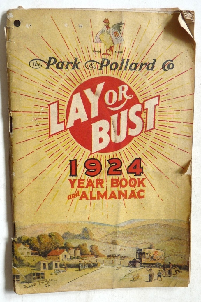 Park Pollard Co vintage 1924 Year Book Almanac poultry catalog Boston