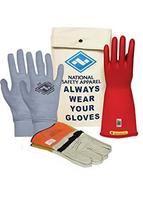 National Safety Apparel Class 2 Red Rubber Voltage Insulating Glove Premium Kit  - $386.10