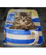 The Northwest Company Greg Cuddiford Kitten in Cup Cat Plush Throw Blanket - $69.29