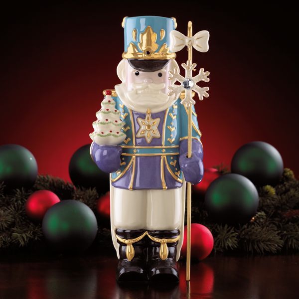 Lenox Nutcracker with Tree Figurine 11 Inch Tall Nutcrackers