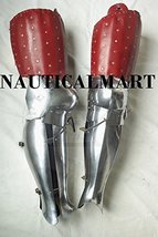 NauticalMart Leg Armor, Gothic Upper leg- knees and greaves Medieval Leg Guards