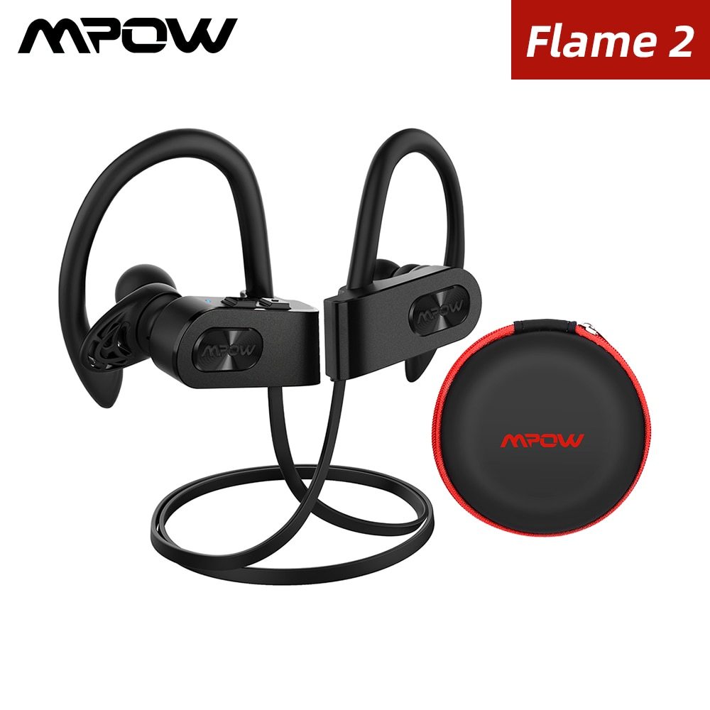 Mpow Flame 2 Bluetooth 5.0 Earphone IPX7 Waterproof Wireless Headphone ...