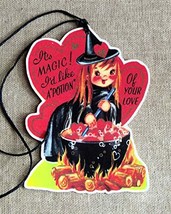 Hang Tags It&#39;s Magic Potion Witch Cauldron Valentines Day Tags Gift Tags... - $19.80