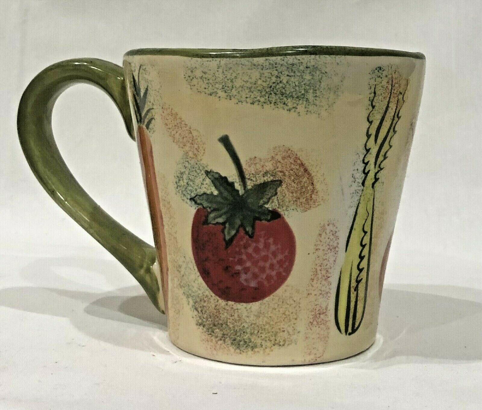 Target Home Stoneware Mug Tuscan Vegetables 16 oz Cup Mugs, Cups