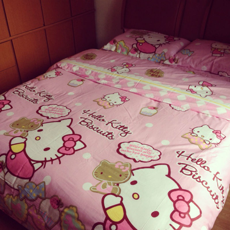 Hello Kitty Biscuit Pink Queen Size Double And 13 Similar Items