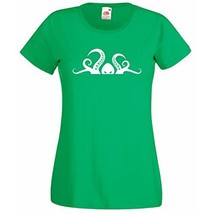 Womens T-Shirt Scary Octopus Head Tentacle, Sea Creature Shirts, Animal Tshirt - $24.49