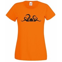 Womens T-Shirt Scary Octopus Head Tentacle, Sea Creature Shirts, Animal Tshirt - $24.49