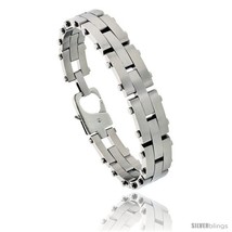 Stainless Steel Men's Pantera Bracelet 1/2 in wide, 8 in  - $39.06