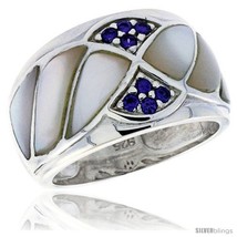 Size 6 - Highest Quality Sterling Silver 1/2 in (15 mm) wide Ladies' Dome Band,  - $132.87