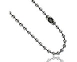 Stainless steel bead ball chain 4 mm thick available necklaces bracelets anklets thumb155 crop