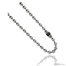 Length 7.5 - Stainless Steel Bead Ball Chain 5 mm thick available Necklaces  - $9.97