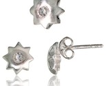 Te finish star stud earrings 7 mm pendant slide 8 mm set w brilliant cut cz stones thumb155 crop
