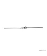 Length 20 - Sterling Silver Italian Spiral Round Omega Neck Wire Choker ... - $40.80